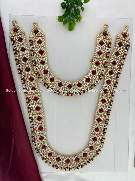 Hindu God Goddess Necklace Collection - GoldenCollections DLN-010