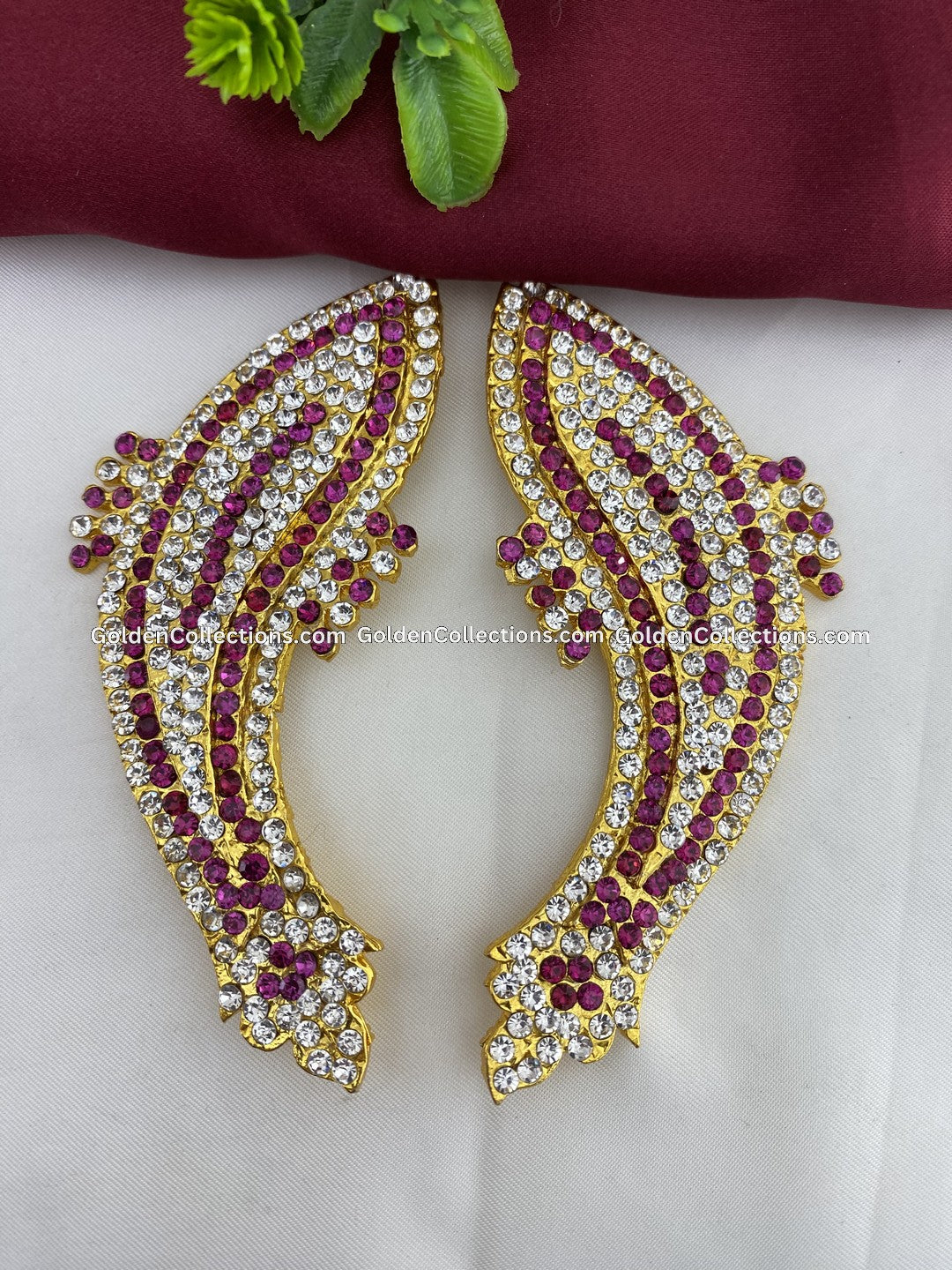 Idol Ear Ornaments - Ornate Jewels - GoldenCollections DGE-041