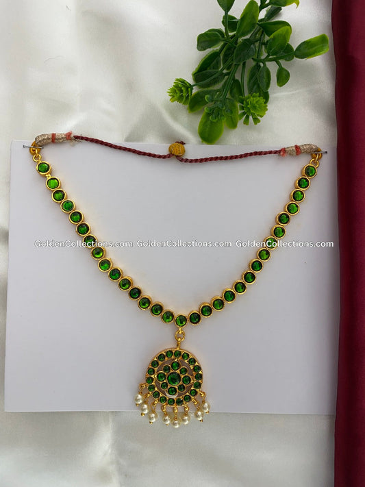 Imitation Bharatanatyam Short Chain - Classical Dance Jewelry BSN-019