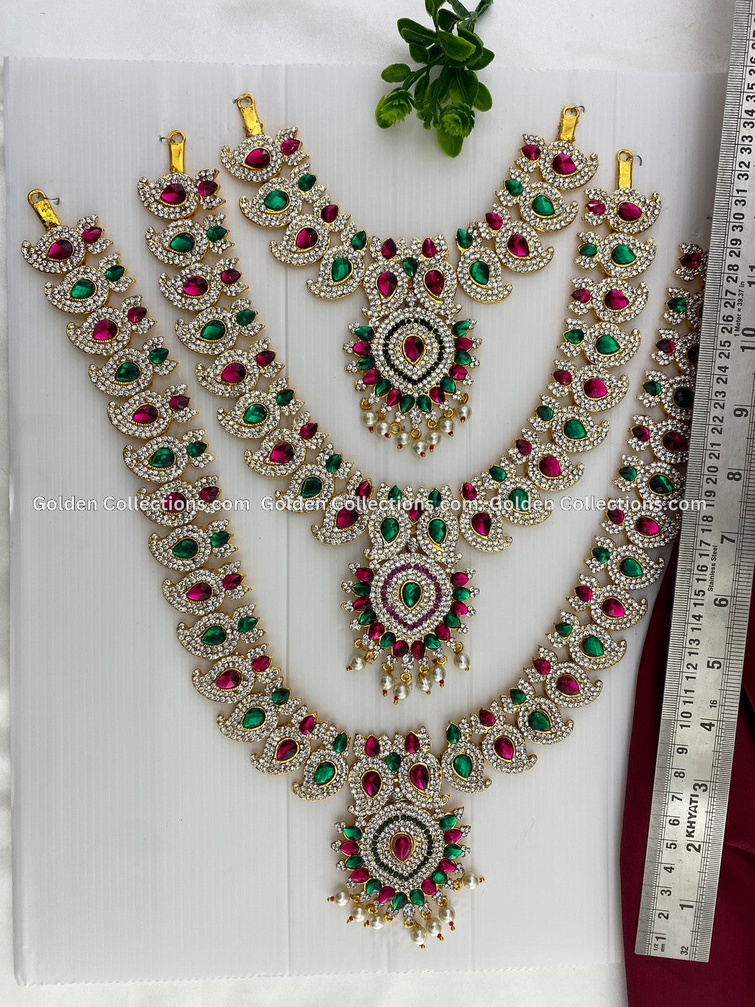 Indian God Jewellery Set - Divine Majesty - GoldenCollections 2