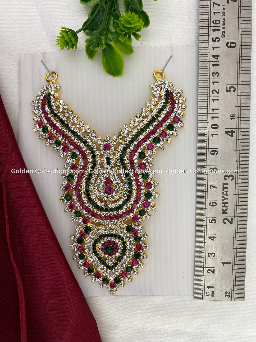 Jewellery for Goddess Idol - GoldenCollections DSN-018 2