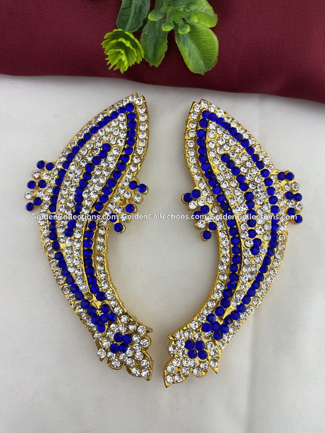 Karna Pathakam Earrings - GoldenCollections DGE-077