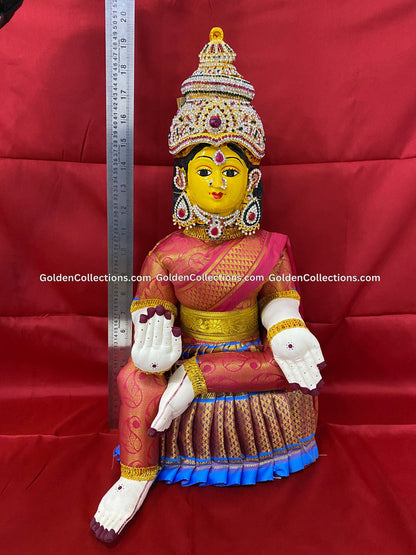 Ornate Varalakshmi Doll with Jewellery - VVD-063 2