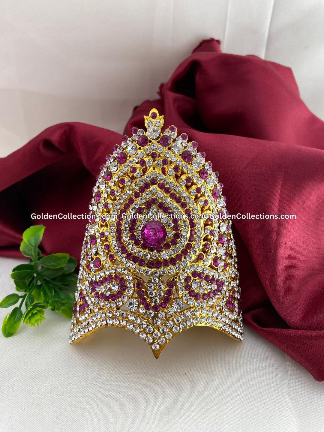 Regal Crown for Hindu Goddess - GoldenCollections DGC-104