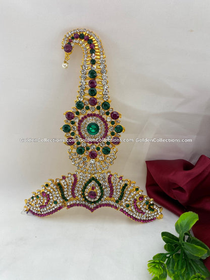 Royal Crown for Hindu Deity - GoldenCollections DGC-055