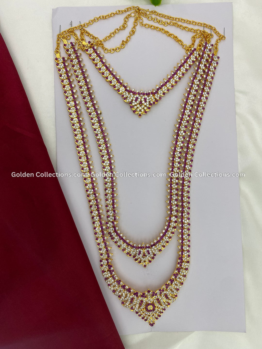 Sacred Goddess Lakshmi Jewellery Collection - GoldenCollections