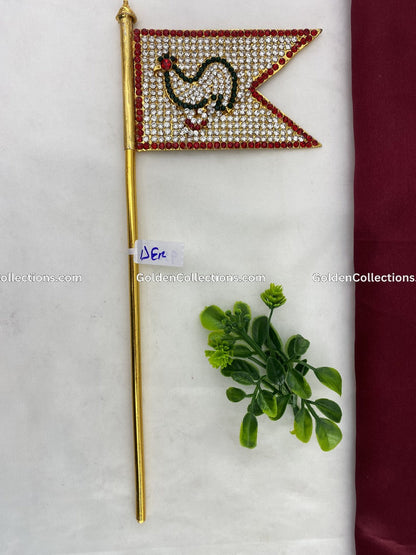Seval Kodi Flag Lord Murugan Subrahmanya Symbol Jewelry GDW-006 2