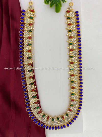 Shop Now Goddess Lakshmi Long Necklace - GoldenCollections