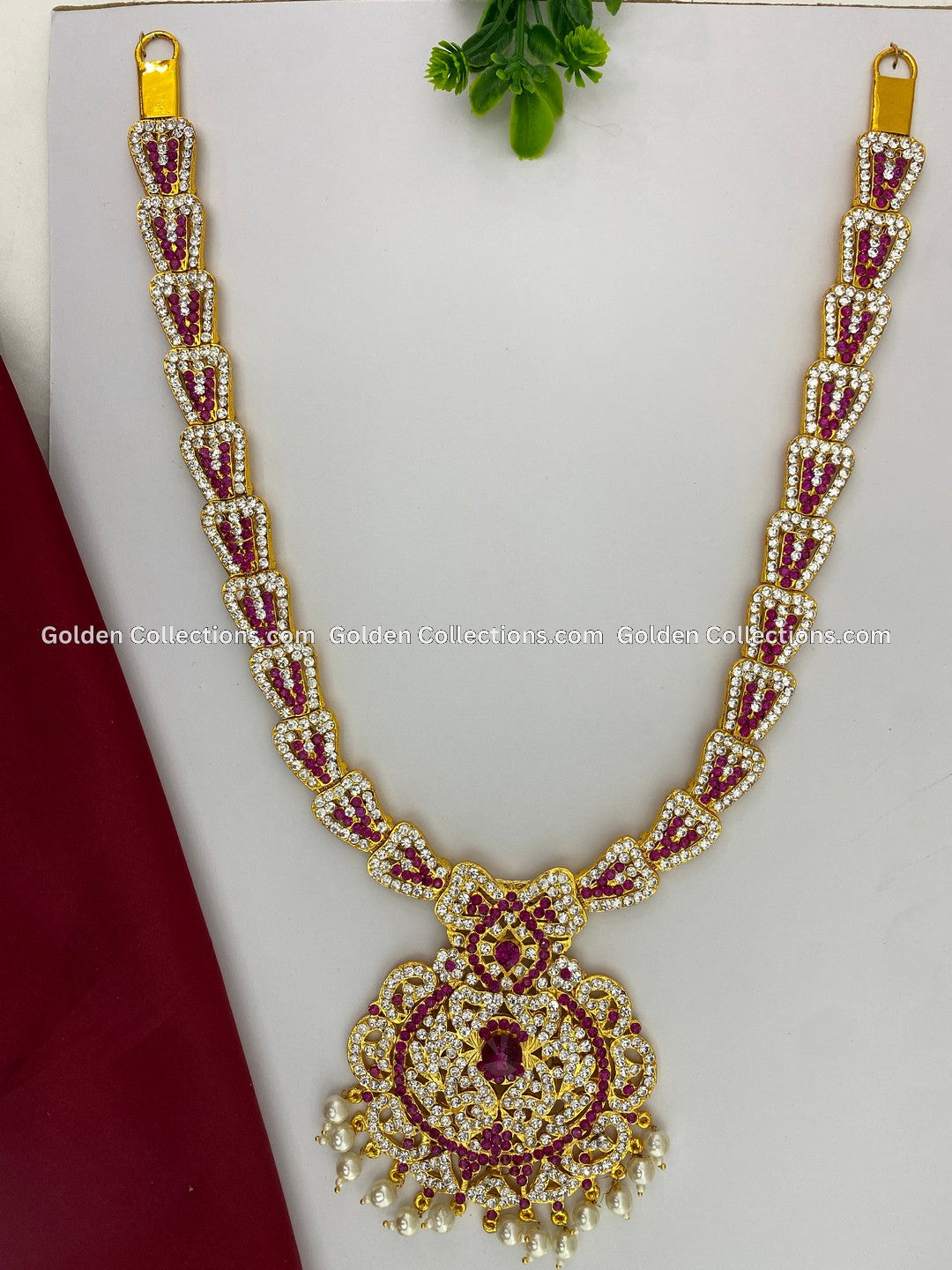 Shop Now Ornate Deity Long Necklace - GoldenCollections