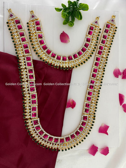 Sparkling Indian God Jewellery Collection-GoldenCollections