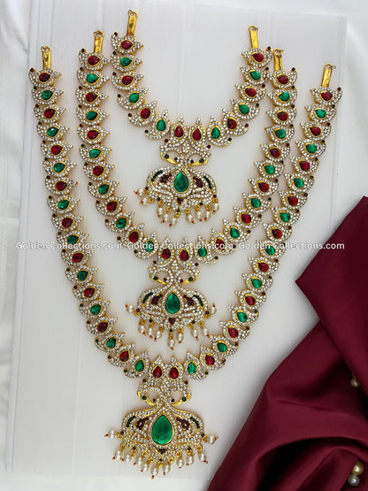 Sparkling Jewellery for God Statues-GoldenCollections