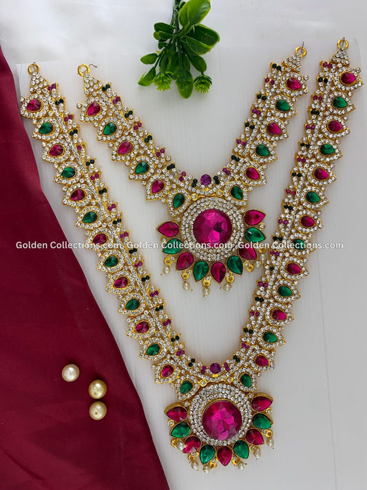 Temple Deity Necklace - GoldenCollections DSN-025