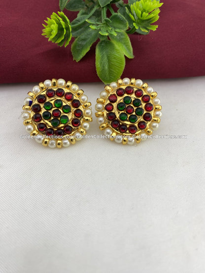 Temple Jewellery Earrings - GoldenCollections BJE-015