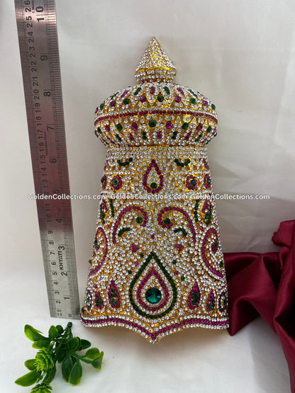Traditional Crown for Deity - GoldenCollections DGC-058 2