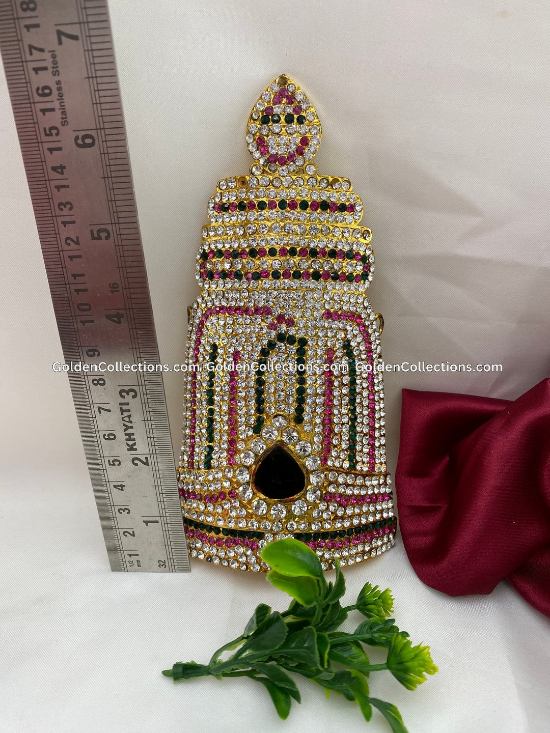 Traditional Mukut for Hindu Deity - GoldenCollections DGC-076 2
