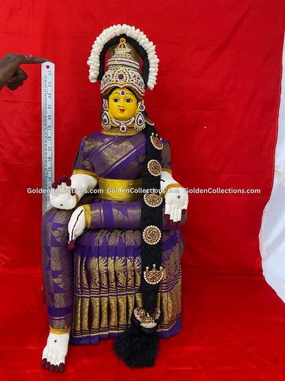 Varalakshmi Doll Decoration with Stones - VVD-082 2