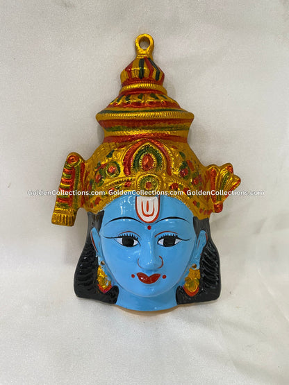 Vishnu Face Idol for Vishnu Pooja or Lakshmi Kalyanam VDF-002