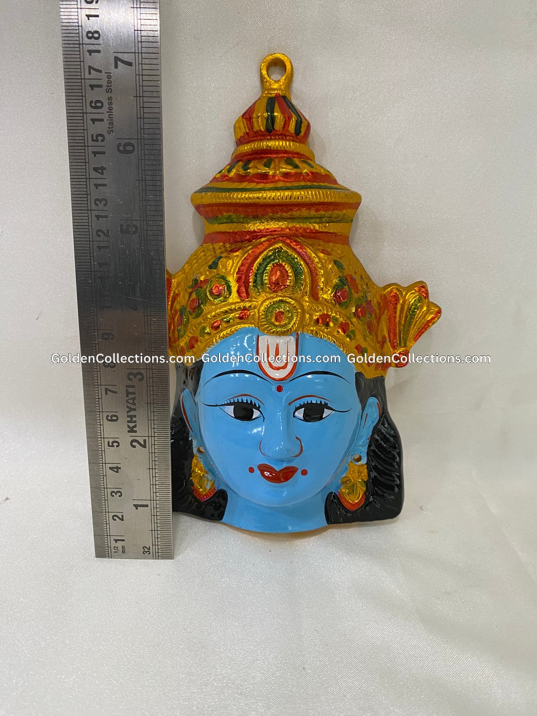 Vishnu Face Idol for Vishnu Pooja or Lakshmi Kalyanam VDF-002 2